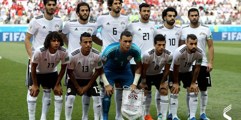 Teams photo of Egypt before match