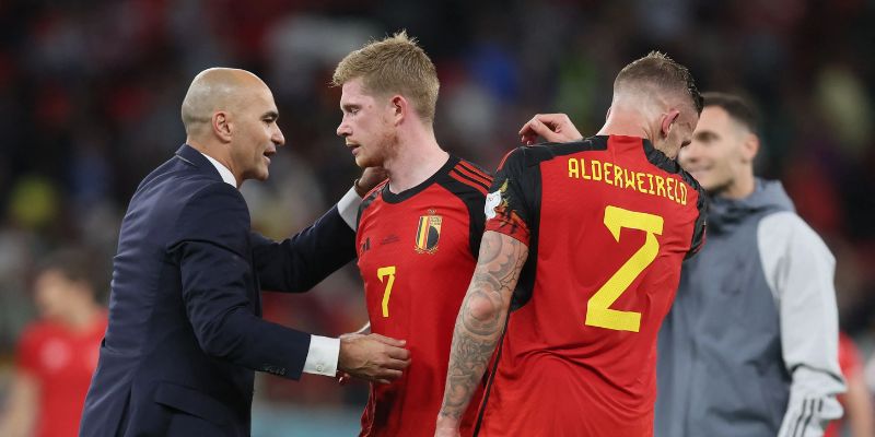 Teams photo of Belgium before match