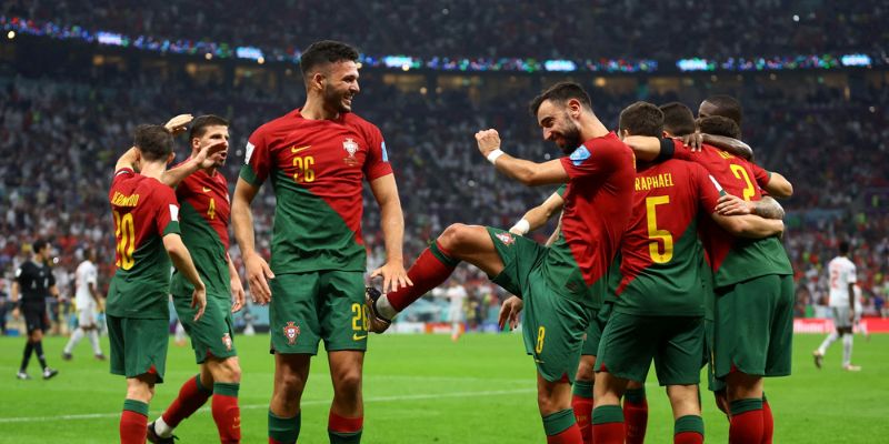 Bồ Đào Nha phù hợp kèo cửa trên và kèo tài trong đa số trận đấu