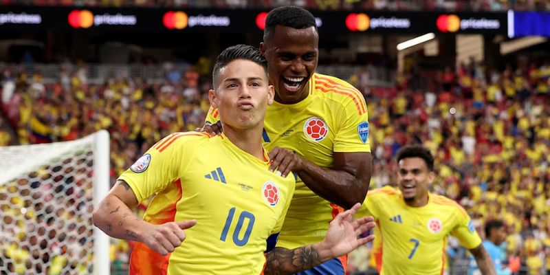 Teams photo of Colombia before match