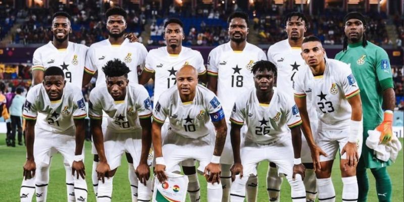Teams photo of Ghana before match