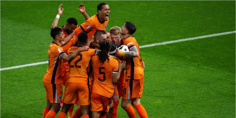 Teams photo of Netherlands before match