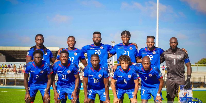 Teams photo of Haiti before match