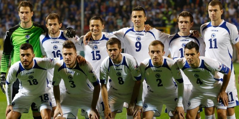 Teams photo of Bosnia-Herzegovina before match