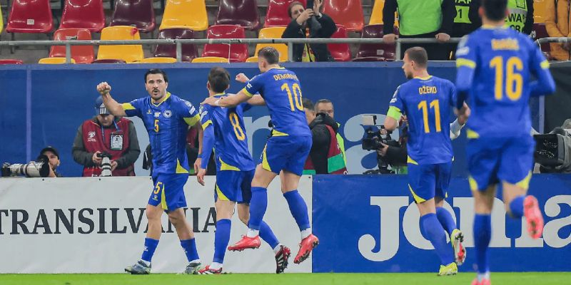 Nên theo kèo Bosnia & Herzegovina cửa trên nhẹ và xỉu vừa phải